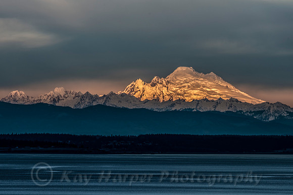 Mount Baker Winter Sunset