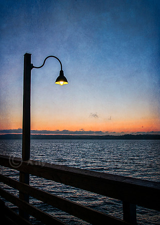 Sunset  at Coupeville Dock